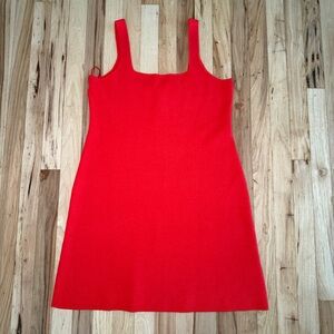 J. Crew Squareneck Mini Sweater Dress